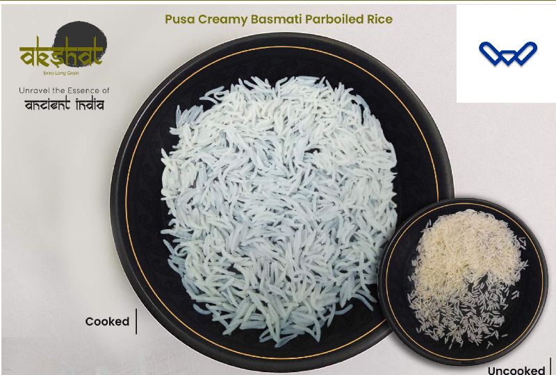 Pusa Creamy Parboiled Basmati Rice