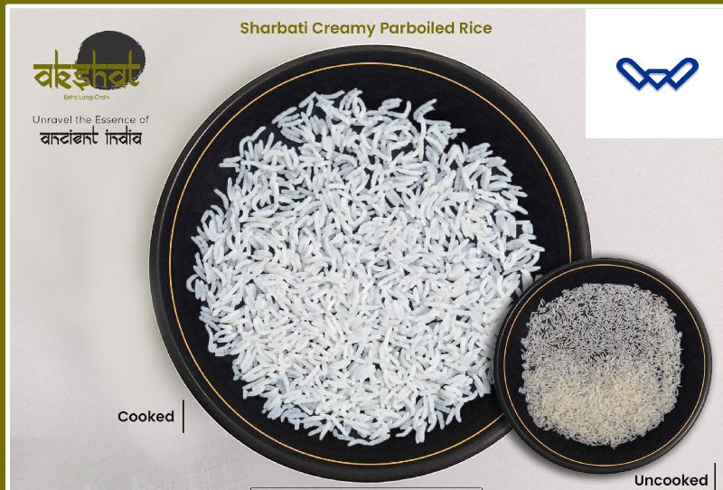 Sharbati Creamy Parboiled Basmati Rice