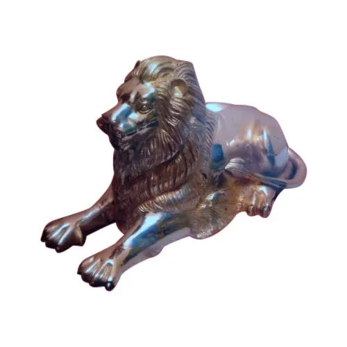 Brass Lion Statue, Color Silver at Rs 12,490 / Piece in Aligarh