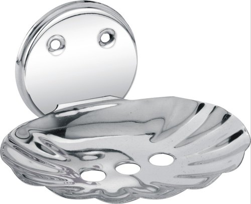Flower Shape Stainless Steel Soap Dish, for Bathroom Fittings, Feature : Durable, High Quality