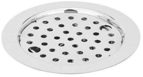 Polished Stainless Steel Round Flat Floor Drain, for Draining, Size : 2inch