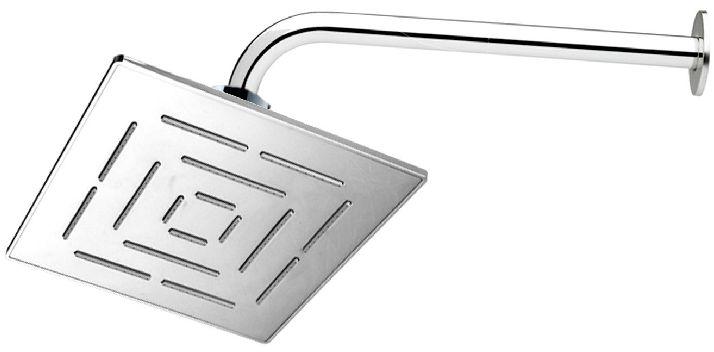 Polished Stainless Steel Maze Shower, Shape : Square