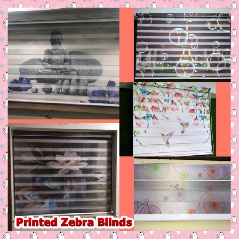 Printed Zebra Blinds, for Window Use, Feature : Anti Bacterial, Attractive Pattern, Good Quality, High Grip