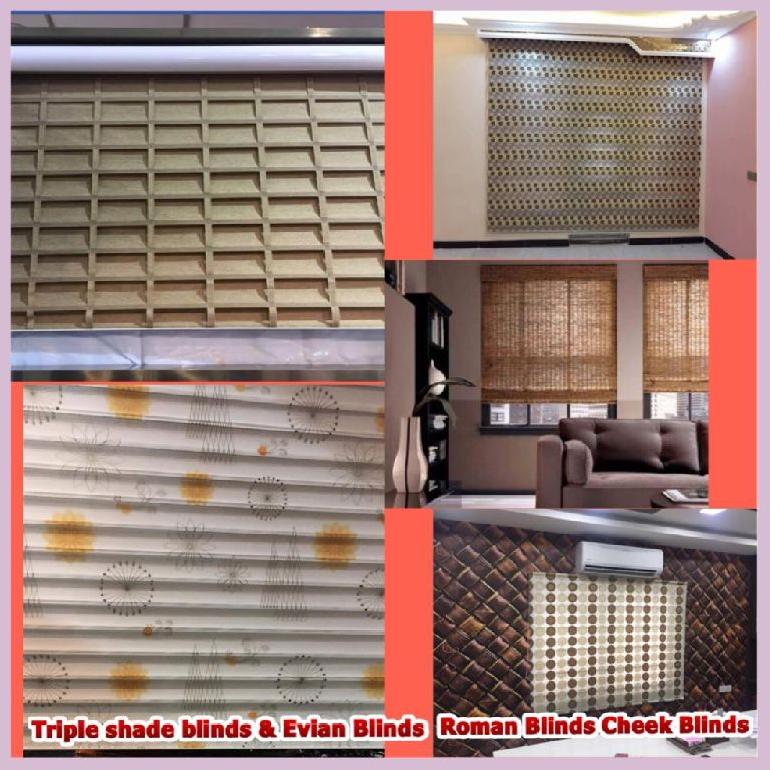 Triple Shade Blinds, for Window Use, Feature : Anti Bacterial, Attractive Pattern, Dry Clean, Good Quality