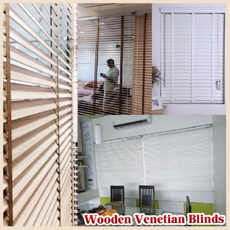 wooden venetian blinds