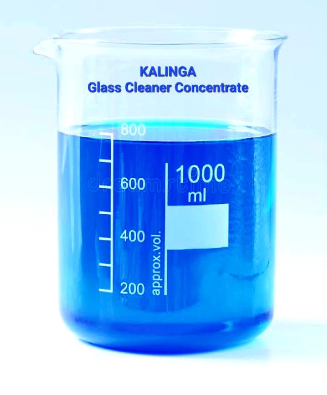 Kalinga Glass Cleaner Concentrate, Feature : Provides Shiny Surfaces, Removes Dirt Dust