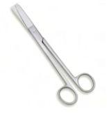 Polished Metal Blunt Tip Dissecting Scissors, for Clinical Use, Feature : Anti Bacterial, Corrosion Proof