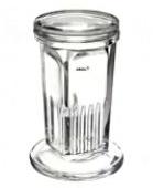 Polished Glass Coplin Jar, for Spice Storage, Feature : Colorful, Crack Proof, Fine Finishing