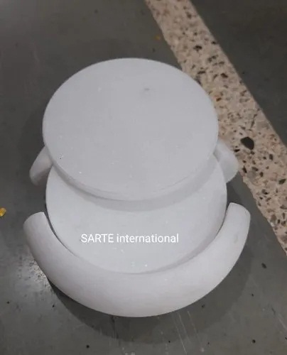 Sarte International Polished Marble Coasters, Size : 4 Inches