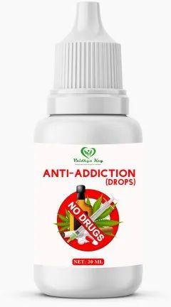 Vaidhya Key Anti Addiction Drops, Packaging Size : 30ml