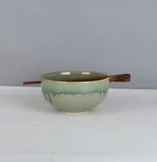 Plain Polished Ceramic Noodles Bowl, Shape : Round