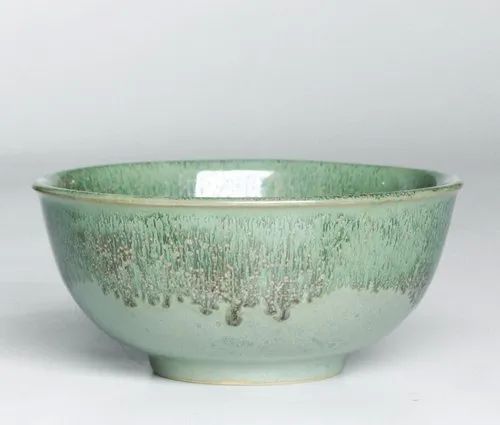 Ceramic Round Bowl, for Kitchenware, Color : Green