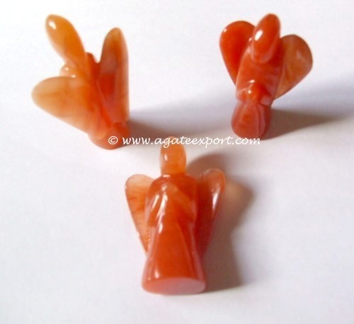 Peach Aventurine Angel