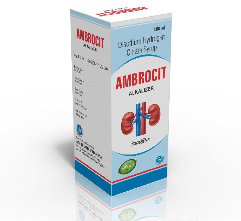 Ambrosia Pharma Ambrocit Syrup, Taste : Sweet