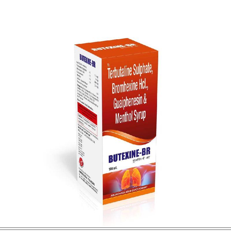 Ambrosia Pharma Butexine-BR Syrup, Grade Standard : Pharm Grade