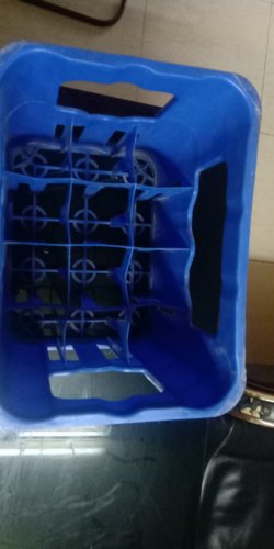 Plastic Beverage Crates, Color : Blue