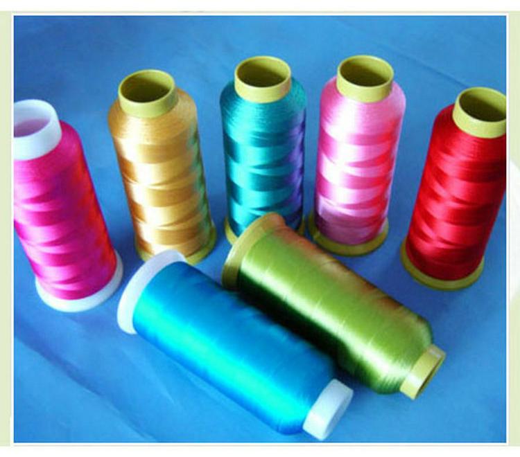 Plain Embroidery Thread Yarn, Packaging Type : Cone