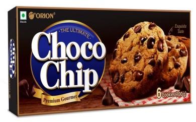 Orion Choco Chip Cookies, Feature : 100% vegetarian.
