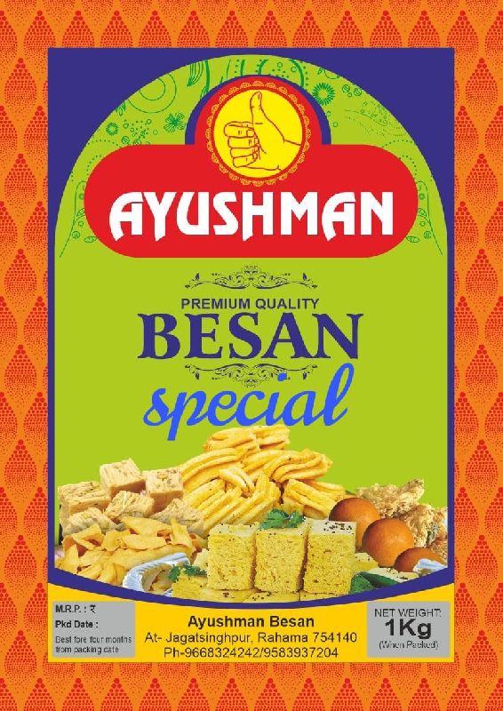 Ayushman Besan Food Packaging Bags