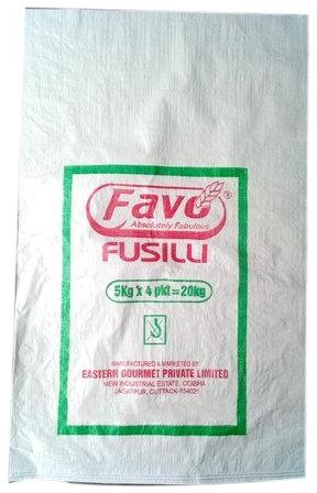 Printed HDPE Fusilli Food Packaging Bags
