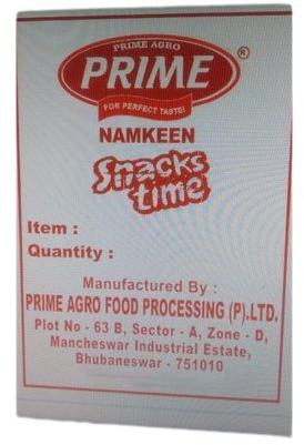 Printed BOPP Prime Food Packaging Bags