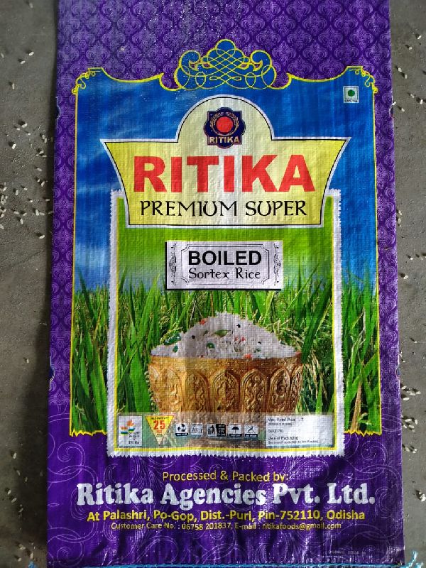 Plastic Ritika Rice Bags, Pattern : Printed
