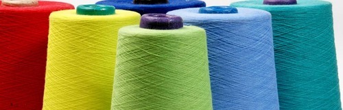 Polyester Yarn, for Textile Industry, Pattern : Plain