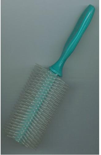 Plastic Aqua Round Hair Brush, for Home