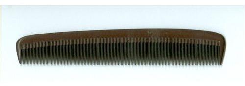 Remonde Plain Gents Plastic Hair Comb, Color : Brown