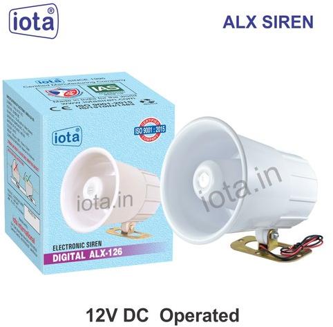 Iota Emergency Siren, Voltage : 12V DC