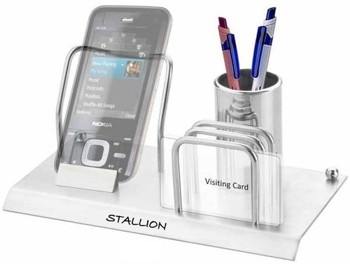 Stallion Stainless Steel Mobile Stand, Packaging Type : Box