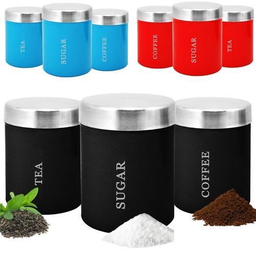 Stainless Steel Canister Set, for Home, Color : Blue