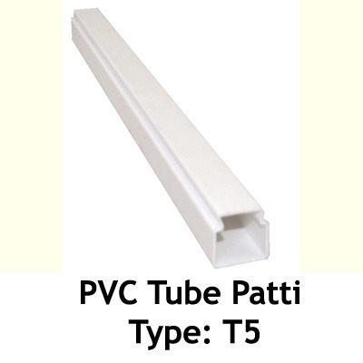 PVC Tube Patti, Color : White, Blue