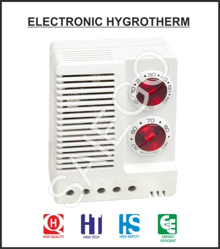 Electronic Hygrostat With Thermostat Control Panel, for Heaters, Size : 77 X 60 X 43 mm