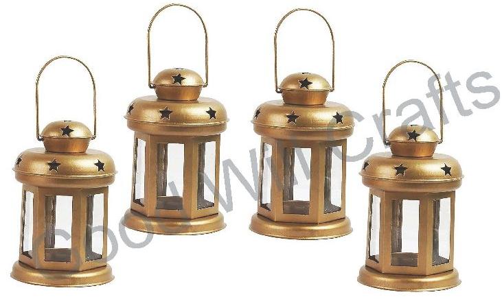 Polished Iron Lantern, for Decoration, Gifting, Garden, Feature : Fine Finished, Attractive Design