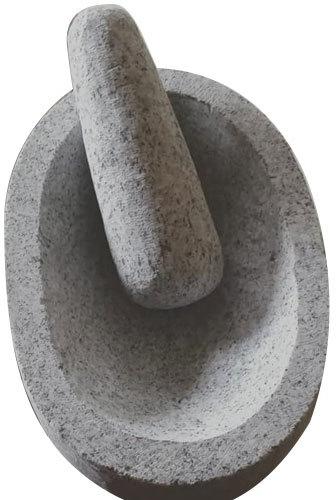 Granite Mortar, Color : Black