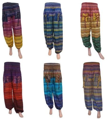 Multi coloured cotton harem pants  THE JAIPUR BAZAR  2165994