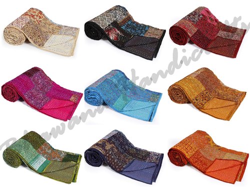 Bhawana Handicrafts Silk Patchwork Quilts