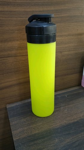 Plastic Silicone Water Bottle, Capacity : 500-650 ml