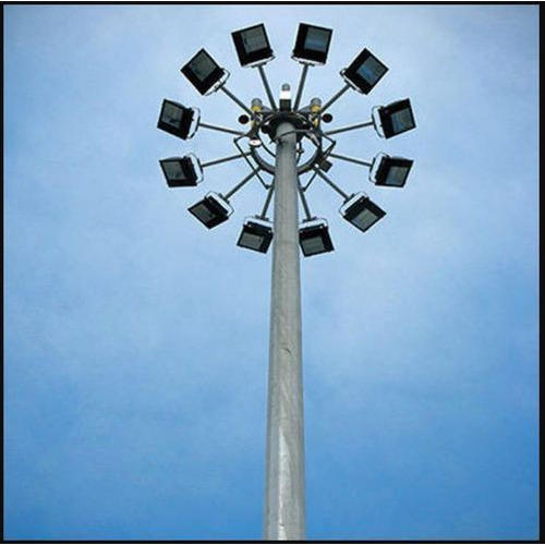Iron High Mast Lighting Pole
