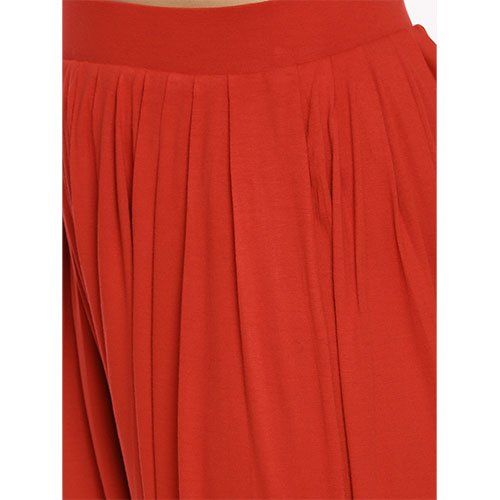 Ladies Strawberry Red Dhoti Salwar