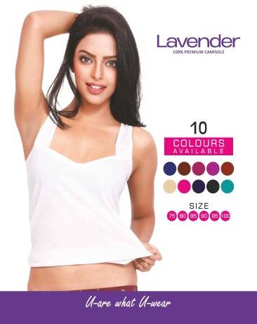 Ladies Cotton Camisole, Color : Mixed