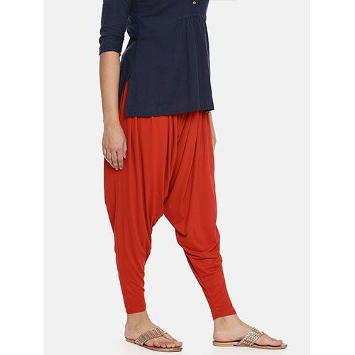 Ladies Strawberry Red Dhoti Salwar