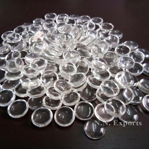 Natural Crystal Quartz Round Cabochons Loose Gemstones