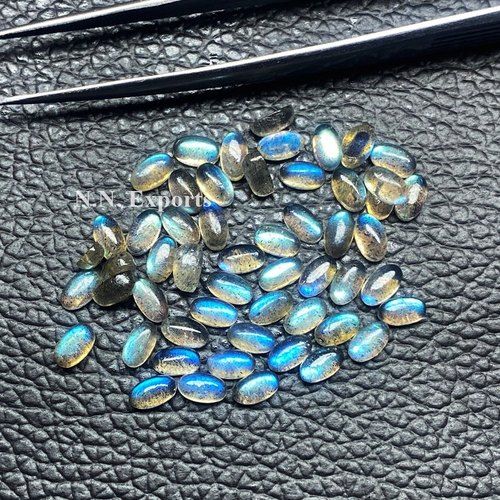 Natural Labradorite Oval Cabochons Loose Gemstones