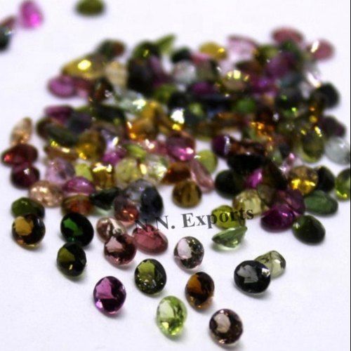 Natural Multi Tourmaline Faceted Oval Loose Gemstones