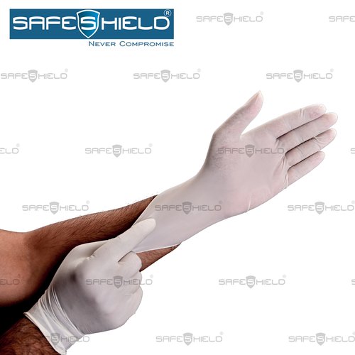 SAFESHIELD latex examination gloves