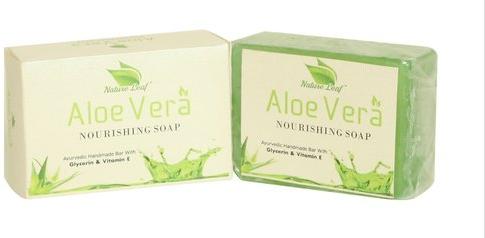 Square Aloe Vera Soap, Packaging Size : 125gm