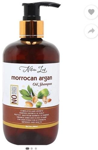 Nature leaf Marrocan agran hair shampoo, Packaging Size : 200hm