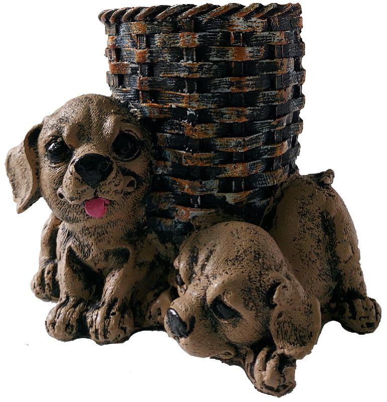 Puppy Table Top Decorative Planter, Color : Multicolour